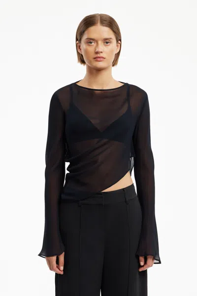 Significant Other Keiko Top In Black
