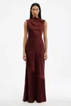 Significant Other Lana Maxi Dress In Burgundy