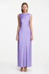 Significant Other Lara Backless Dress In Purple