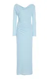 Significant Other Lex Draped Jersey Maxi Dress