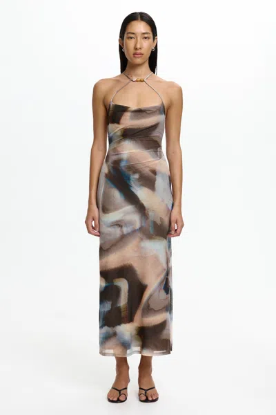 Significant Other Lex Mesh Dress In Multi