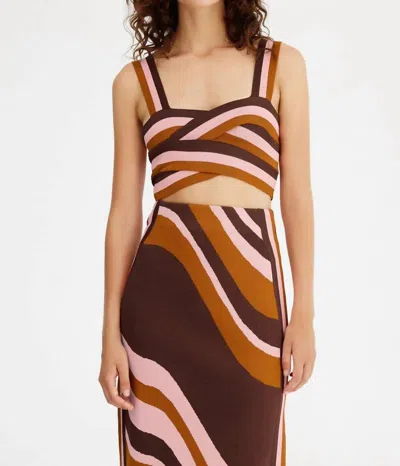 Significant Other Leyla Top In Brown