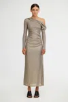 Significant Other Liliana Maxi Dress In Gray