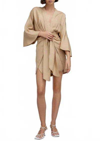 Significant Other Lola Dress In Sand In Brown