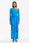 Significant Other London Long Sleeve Maxi Dress In Blue