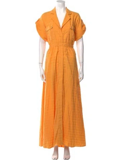 Pre-owned Significant Other Long Dress In Orange