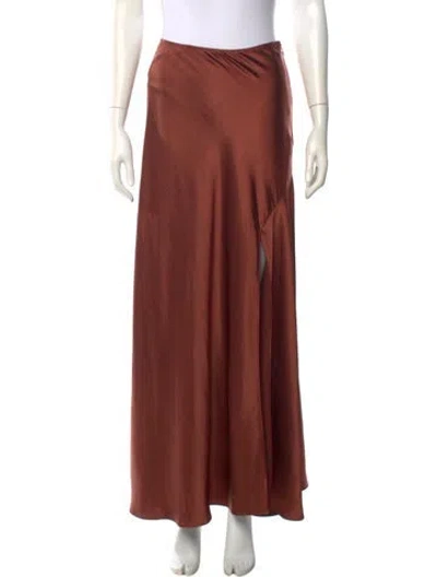Pre-owned Significant Other Long Skirt In Brown