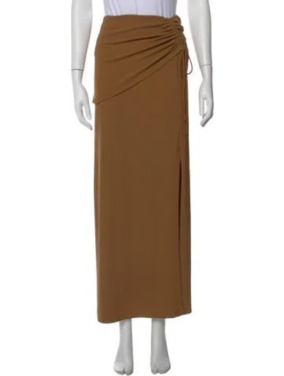 Pre-owned Significant Other Long Skirt In Brown