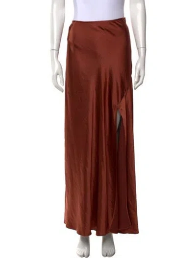 Pre-owned Significant Other Long Skirt In Orange