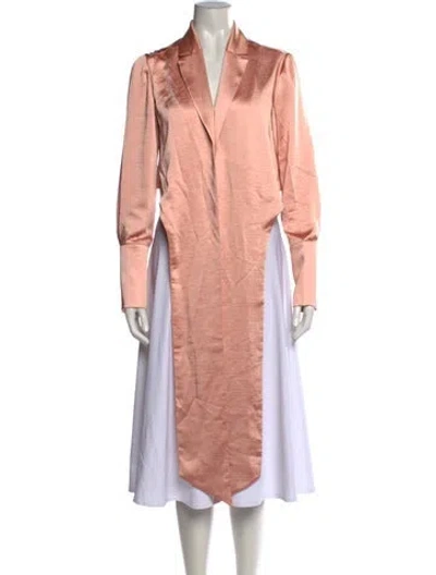 Pre-owned Significant Other Long Sleeve Blouse W/ Tags In Pink