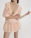 Significant Other Luan Dress In Peach In Pink