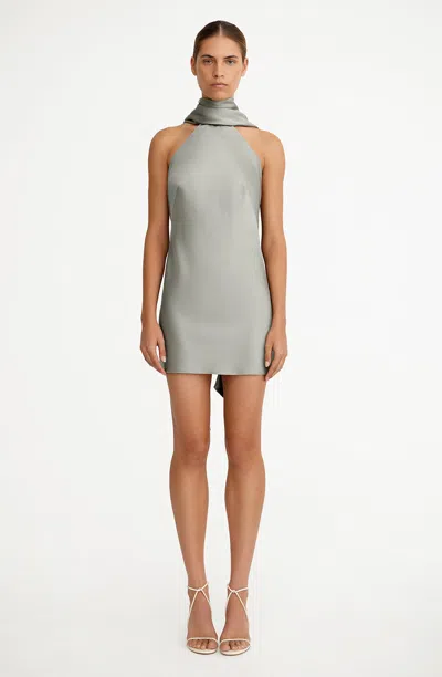 Significant Other Lucile Halter Dress In Gray