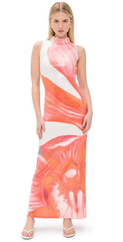 Significant Other Lucinda Maxi Dress Tangerine Bloom In Pink