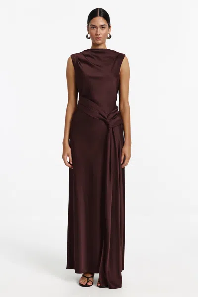 Significant Other Luka Gown In Brown