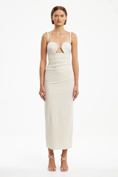 Significant Other Maddie Midi Dress In White