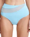 Significant Other Maisy High Waist Bikini Bottom In Azure