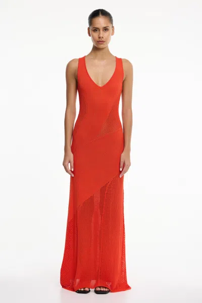 Significant Other Majka Dress In Orange