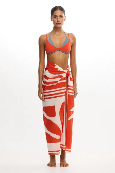 Significant Other Marcella Sarong In Multi