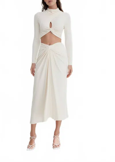 Significant Other Martha Long Sleeve Top In Cream In White