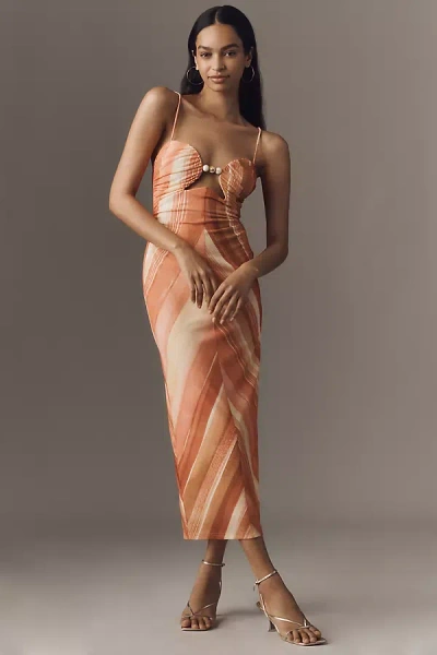 Significant Other Mattie Midi Dress In Orange