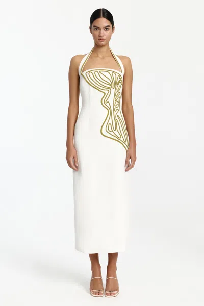 Significant Other Mckenzie Midi Dress In White