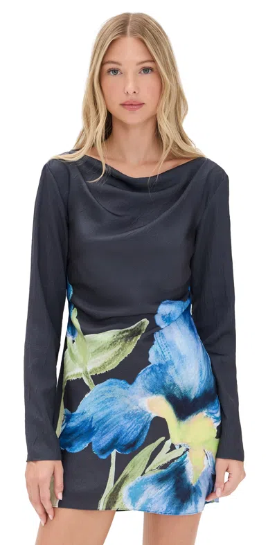 Significant Other Merida Mini Dress Midnight Bouquet