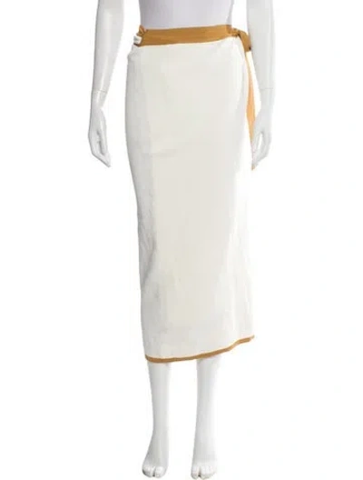 Pre-owned Significant Other Midi Length Skirt In Neutral