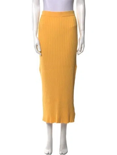 Pre-owned Significant Other Midi Length Skirt In Orange