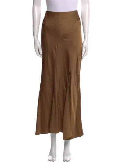 Pre-owned Significant Other Midi Length Skirt W/ Tags In Brown