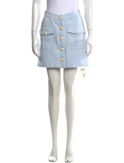 Pre-owned Significant Other Mini Skirt In Blue