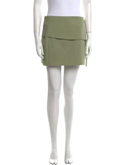 Pre-owned Significant Other Mini Skirt In Green