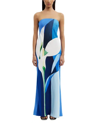 Significant Other Mora Strapless Dress In Blue