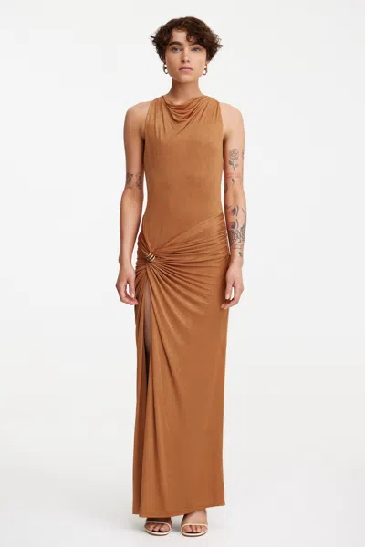 Significant Other Nala Dress In Brown