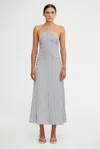 Significant Other Niamh Midi Dress In Gray