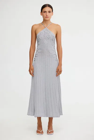Significant Other Niamh Midi Dress In Gray