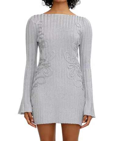 Significant Other Niamh Mini Dress In Silver