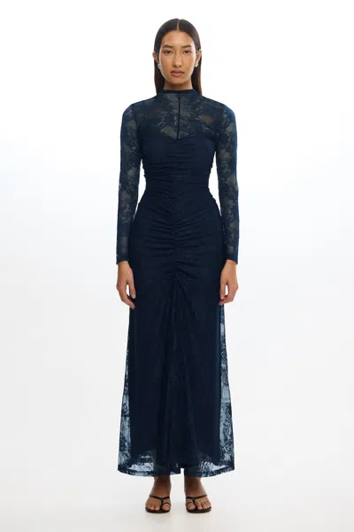 Significant Other Nida Long Sleeve Dress In Blue