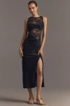 Significant Other Nida Sleeveless Sheer Lace Maxi Dress