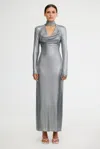 Significant Other Nova Maxi Dress In Gray