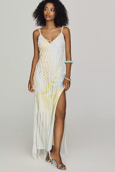 Significant Other Oceane Beaded Maxi Dress In Multicolor