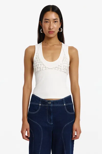 Significant Other Oceane Tank In White