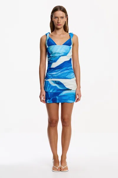 Significant Other Olea Mini Dress In Blue