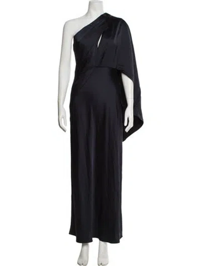 Pre-owned Significant Other One-shoulder Long Dress W/ Tags In Gray