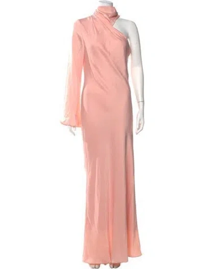 Pre-owned Significant Other One-shoulder Long Dress W/ Tags In Pink