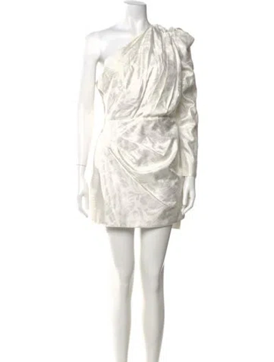 Pre-owned Significant Other One-shoulder Mini Dress In White