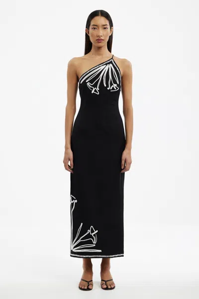 Significant Other Orlah Midi Dress In Black