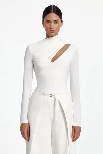 Significant Other Orlyn Long Sleeve Top In White