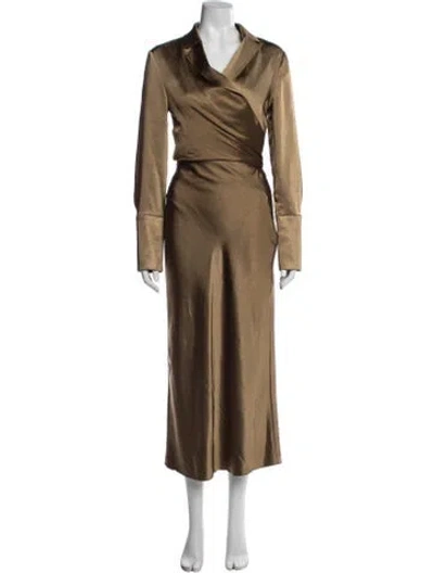 Pre-owned Significant Other Pant Set In Brown