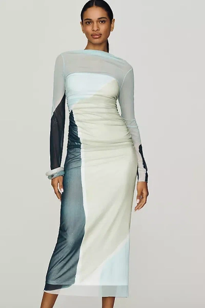 Significant Other Plus Yusra Midi Dress In Gray