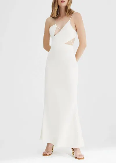 Significant Other Poet Dress In Butter Cream In White